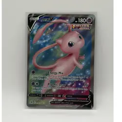 The Pokemon Company Mew V Ultra Rare 180 HP Fusion Strike Holo 250/264 EN - Image 1