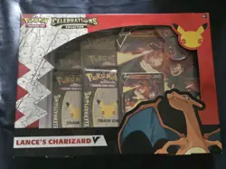 Pokemon 25th Anniversary Celebrations Lances Charizard V Collection Box Sealed 820650809392 - Image 1