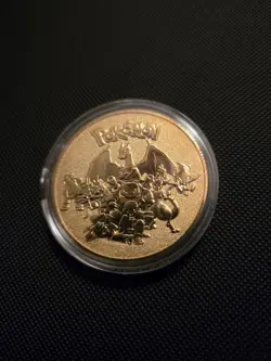 Pokemon Gold Metal Commemorative Coin Pikachu - Image 2