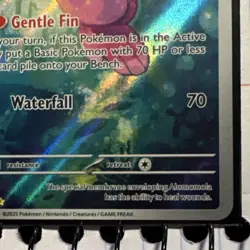 The Pokemon Company Sv: Black Bolt ALOMOMOLA 108/086 IR HOLO Basic 110 HP ENG - Image 4