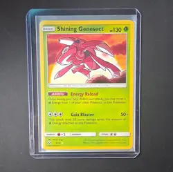 Pokemon TCG Shining Genesect 9/73 Shining Legends Shiny Holo Rare ENG 2017 - Image 1