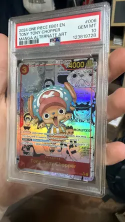 Tony Tony Chopper EB01 Manga Psa 10 English One Piece OG Manga #006 Gem Mint - Image 3