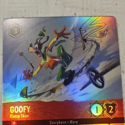 Disney Lorcana Goofy Klutzy Skier 216/204 The First Chapter Enchanted Foil - Image 3