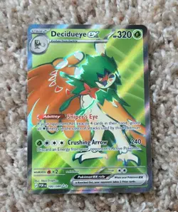 Pokemon TCG: Decidueye ex 100/088 Me03: Perfect Order Holo - Image 1