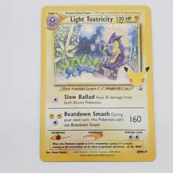 Light Toxtricity SWSH137 Holo Promo Sword & Shield Promo Pokemon - LP TCG - Image 1
