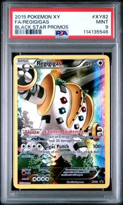 2015 POKEMON BLACK STAR PROMO REGIGIGAS #XY82 PSA 9 MINT #114135546 (POP 63) - Image 1