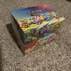Pokemon TCG: Prismatic Evolutions Mini Tin Display sealed (8 Tins) Look At Pics - Image 1