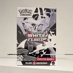 Pokemon Scarlet & Violet White Flare Booster Bundle Box Reshiram Keldeo 2025 - Image 1