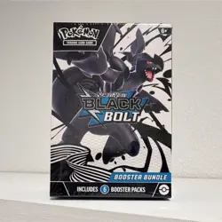 Pokemon TCG Scarlet & Violet—Black Bolt Booster Bundle 6 Packs English 2025 - Image 1