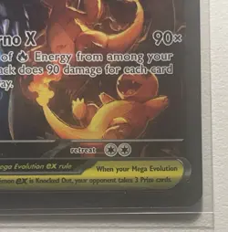 Pokemon 2025 Mega Charizard X ex 125/094 SIR Phantasmal Flames - Image 4