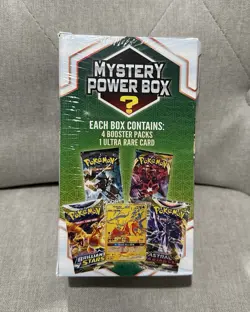 Pokemon TCG 2022 Mystery Power Box 4x Booster Packs - Walmart Holiday Edition - Image 3