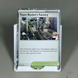 Pokemon Team Rocket's Factory 173/182 Prize Pack Series 8 Cosmo Holo - NM - Image 1