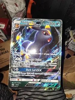 Pokemon TCG Umbreon GX Holo Sm36 Jumbo Oversized - Image 1