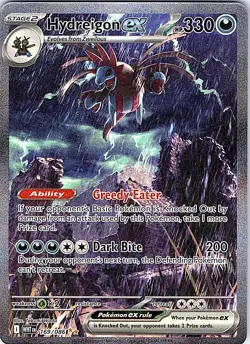 Hydreigon ex 169/086 Holo Special Illustration Rare White Flare Pokemon NM - Image 2
