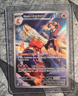 Pokemon Ascended Heroes Ethan’s Magcargo 222/217 Illustration Rare - Image 1