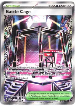 Battle Cage 116/094 Ultra Rare Phantasmal Flames Pokemon NM - Image 1