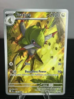 Pokemon TCG Fraxure 146/086 Black Bolt Illustration Rare - Image 2
