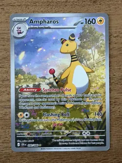Ampharos 090/086 Illustration Rare Pokemon TCG: Chaos Rising - English Mint NM - Image 1
