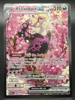 Pokemon TCG Fezandipiti Ex 288/217 Special Illustration Rare Ascended Heroes - Image 1