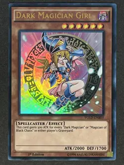 2015 Yu-Gi-Oh! Dark Magician Girl 1st Edition Ultra Rare #YGLD-ENB03 - Image 1