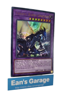 YuGiOh Tyrant Burst Dragon 1st Edition LCKC-EN063 Ultra Rare foil - MN - Image 2