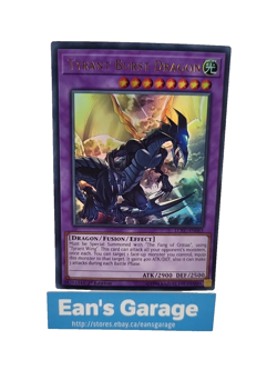 YuGiOh Tyrant Burst Dragon 1st Edition LCKC-EN063 Ultra Rare foil - MN - Image 4