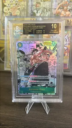 One Piece Roronoa Zoro PRB01 Manga English BLACK LABEL - Image 1