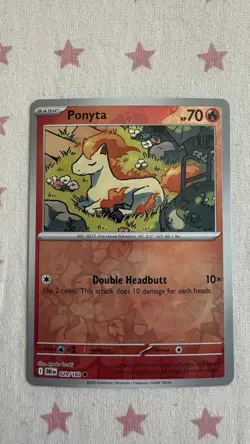 Ponyta 029/182 Destined Rivals Reverse Holo Pokemon TCG Card - Image 1