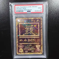 2000 Pokemon Ancient Mew Holo Foil Promo Movie Card Psa 9 - Image 1