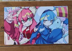 Anime Yu-Gi-Oh! Playmat Live Twin Kisikil & Lilla CCG TCG Trading Card Game Mat - Image 1