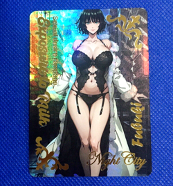 Fubuki One Punch man Night City Story Anime Waifu Sexy Card - Image 1