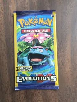2016 Pokemon TCG: XY Evolutions 3-Card Dollar Store Booster Pack (Venusaur Art) - Image 1