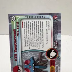 Pokemon #73 Tentacruel Card TEKNO Topps Chrome 2000 TV Animation RARE - Series 1 - Image 3