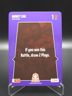 Money Line 2025 Bo Jackson Battle Arena Alpha Update Play Card SSP #PL-15 - Image 1