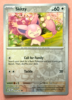 Skitty~Reverse Holo~ Cute Pink Pokemon Cards~ Pretty in Pink & Pastel Gallery - Image 1