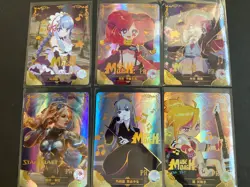WES - Goddess Story Card 2M02 PR Card Lot - 6 Cards! Anime Maid Game Bikini OOP - Image 2
