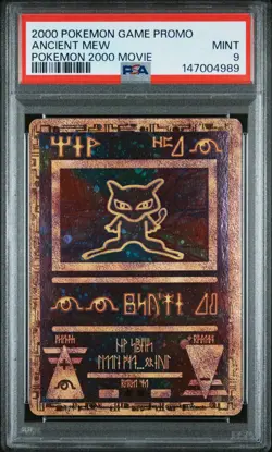 2000 Pokemon Movie Promos Ancient Mew PSA 9 147004989 - Image 1