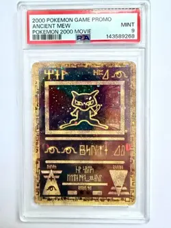 2000 Pokemon Ancient Mew Movie Promo PSA 9 Mint Vintage Holo - Image 1