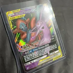 Pokemon Espeon & Deoxys GX TAG TEAM Holo Unified Minds 72/236 NM - Image 3