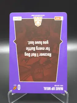 Make Up Meal 2025 Bo Jackson Battle Arena Alpha Update Play Card SSP #PL-16 - Image 3