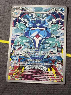 Pokemon Palafin ex 200/197 SV Obsidian Flames Illustration Rare - NM - Image 1