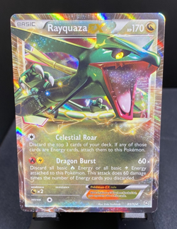 Rayquaza EX - 85/124 - Pokemon Dragons Exalted Black & White Ultra Rare TCG M - Image 1