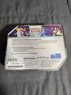 POKEMON TCG MEOWSCARADA EX SKELEDIRGE TIN PROMO PALDEA SCARLET & VIOLET 10 PACKS - Image 4