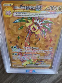 ALOLAN EXEGGUTOR ex HYPER RARE 2024 Pokemon SSP EN #248- PSA MINT 9 - Image 4