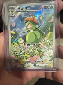 Pokemon Lilligant 092/086 Illustration Rare Holo NM Black Bolt - Image 2