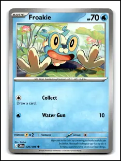 Pokemon ME04: Chaos Rising #020/086 Froakie - NM - Image 1