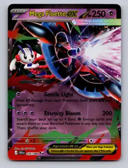 MEGA FLOETTE EX 035/086 DOUBLE RARE ME04: CHAOS RISING POKEMON NM - Image 1