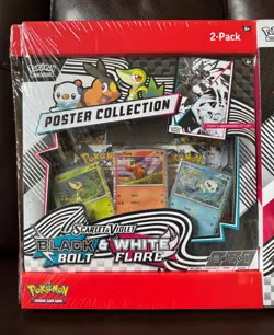 Pokemon Black Bolt and White Flare Binder + Poster Collection Sam's Club Bundles - Image 3