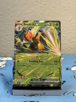 Beedrill EX 003/086 Double Rare Chaos Rising NM Pokemon TCG English - Image 1