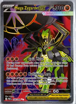 Mega Zygarde ex 104/088 Ultra Rare Perfect Order Pokemon Near Mint - Image 1